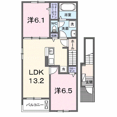グローリィ　ヒルズＡ 201【管理NO：1-028607201-02010】 ★家具家電は申し込み後に搬入します★ ★2027年01月下旬入居可能★の物件画像
