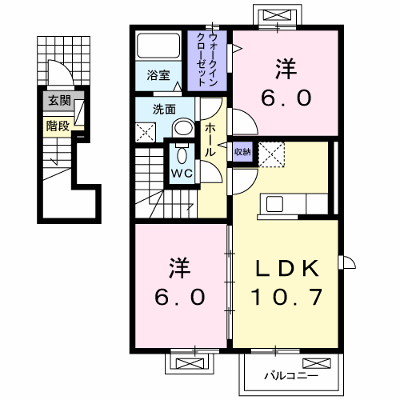カンパーニュ　Ｂ 201【管理NO：1-018816602-02010】 ★家具家電は申し込み後に搬入します★ ★2026年09月上旬入居可能★の物件画像