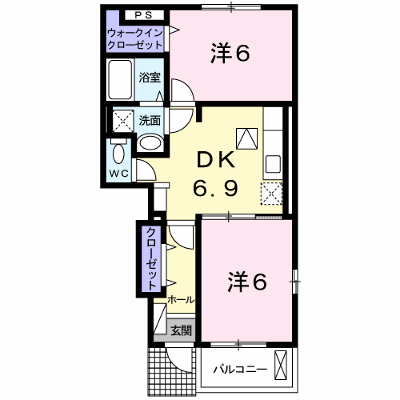 ラフィーネ不動上郷Ａ 104【管理NO：1-015645801-01040】 ★家具家電は申し込み後に搬入します★ ★2026年10月中旬入居可能★の物件画像