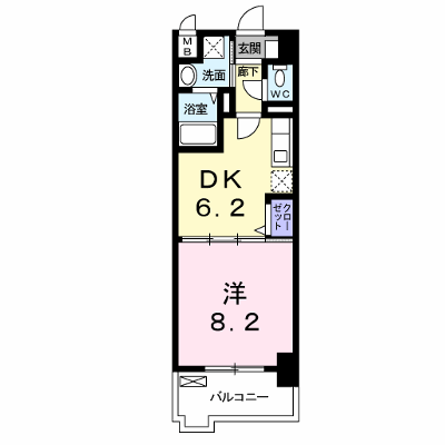 エヴァーグリーンＯ 406【管理NO：1-015697501-04050】 ★家具家電は申し込み後に搬入します★の物件画像