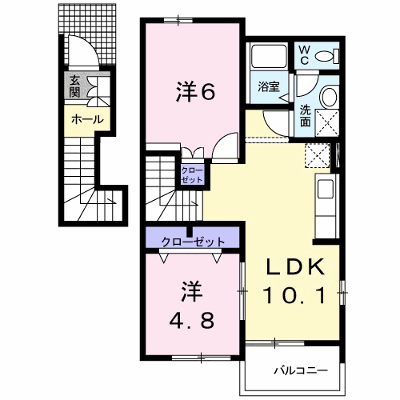 アヴニール遠賀Ｃ 201【管理NO：1-012622303-02010】 ★家具家電は申し込み後に搬入します★ ★2026年09月中旬入居可能★の物件画像