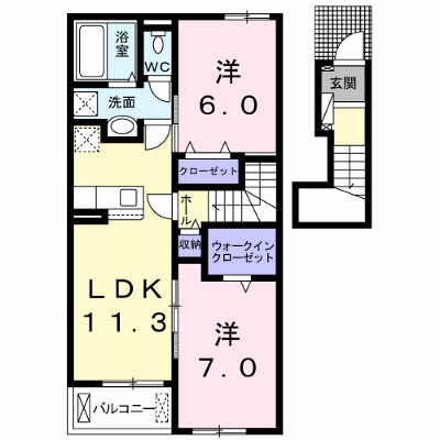 グリーンズいの　Ⅱ 202【管理NO：1-025957402-02020】 ★家具家電は申し込み後に搬入します★ ★2026年09月上旬入居可能★の物件画像