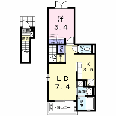 シャルマンヒル 203【管理NO：1-018014101-02030】 ★家具家電は申し込み後に搬入します★ ★2026年09月下旬入居可能★の物件画像