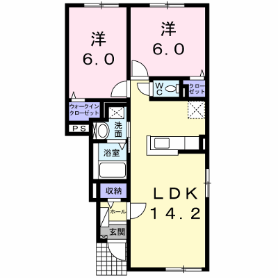 プラチナ　バレー 103【管理NO：1-024349901-01030】 ★家具家電は申し込み後に搬入します★ ★2026年10月中旬入居可能★の物件画像