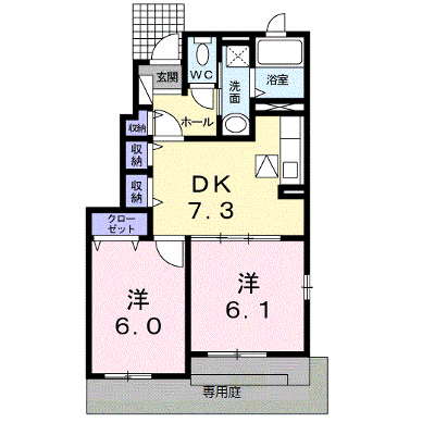 キュート 101【管理NO：1-017304501-01010】 ★家具家電は申し込み後に搬入します★ ★2026年10月上旬入居可能★の物件画像