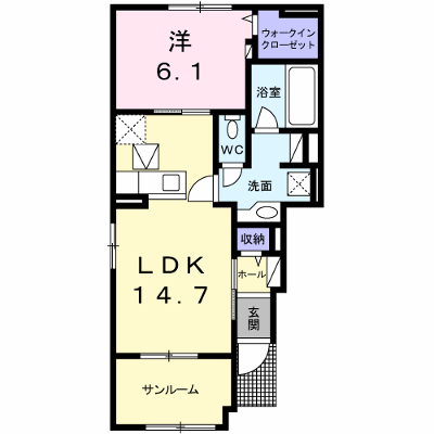 セントラル　ビスタ　半田　Ⅰ 101【管理NO：1-022261501-01010】 ★家具家電は申し込み後に搬入します★ ★2027年01月下旬入居可能★の物件画像