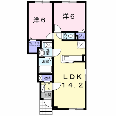 パルタージュⅢ 105【管理NO：1-026459201-01050】 ★家具家電は申し込み後に搬入します★ ★2026年10月中旬入居可能★の物件画像