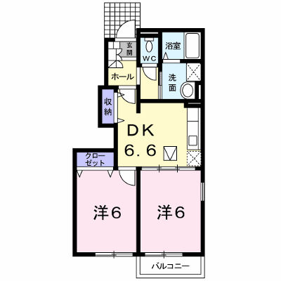 エレガントＤ 101【管理NO：1-013732502-01010】 ★家具家電は申し込み後に搬入します★ ★2026年10月上旬入居可能★の物件画像