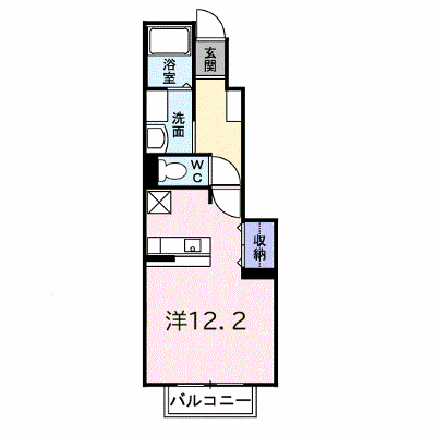 メリーローザ　Ｂ 102【管理NO：1-015233402-01020】 ★家具家電は申し込み後に搬入します★ ★2026年09月下旬入居可能★の物件画像
