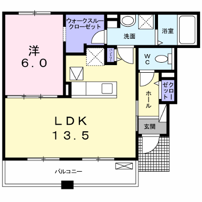 メゾン・ド・Ａ 102【管理NO：1-024589001-01020】 ★家具家電は申し込み後に搬入します★ ★2026年10月中旬入居可能★の物件画像