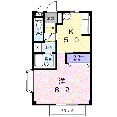 メゾンドゥソレイユ 204【管理NO：1-004717001-02040】 ★家具家電は申し込み後に搬入します★ ★2026年10月上旬入居可能★の物件画像