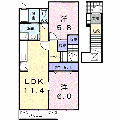 ペニーレイン 202【管理NO：1-016078601-02020】 ★家具家電は申し込み後に搬入します★ ★2026年10月中旬入居可能★の物件画像