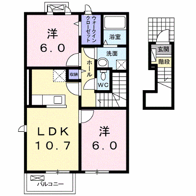 アースビレッジⅤ 202【管理NO：1-019106101-02020】 ★家具家電は申し込み後に搬入します★ ★2026年10月下旬入居可能★の物件画像