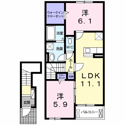 エルドラード　Ａ 203【管理NO：1-026479001-02030】 ★家具家電は申し込み後に搬入します★ ★2026年10月中旬入居可能★の物件画像