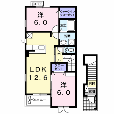 サンライト 201【管理NO：1-017988101-02010】 ★家具家電は申し込み後に搬入します★ ★2026年09月下旬入居可能★の物件画像