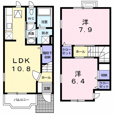 ヴィオラ・ソロリア 101【管理NO：1-013665901-01010】 ★家具家電は申し込み後に搬入します★ ★2026年10月中旬入居可能★の物件画像