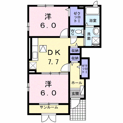ベル・コリーヌ 101【管理NO：1-016342601-01010】 ★家具家電は申し込み後に搬入します★ ★2026年11月中旬入居可能★の物件画像