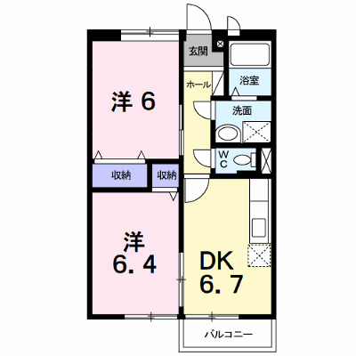 シャイン遠藤Ａ 104【管理NO：1-007036401-01040】 ★家具家電は申し込み後に搬入します★ ★2026年10月中旬入居可能★の物件画像