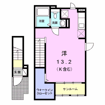 カーサ　カイラ 203【管理NO：1-022618301-02030】 ★家具家電は申し込み後に搬入します★ ★2026年09月中旬入居可能★の物件画像