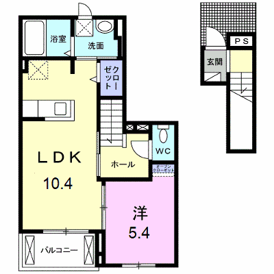 リーリエ・ブルーメ 202【管理NO：1-020904901-02020】 ★家具家電は申し込み後に搬入します★ ★2026年10月上旬入居可能★の物件画像