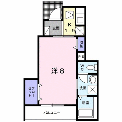 アンベリール 101【管理NO：1-026949101-01010】 ★家具家電は申し込み後に搬入します★ ★2026年10月上旬入居可能★の物件画像