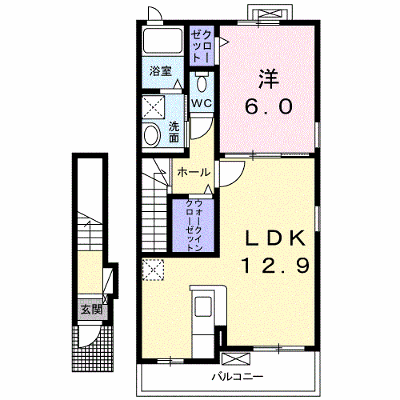 セレノフィオーレ 202【管理NO：1-024807801-02020】 ★家具家電は申し込み後に搬入します★の物件画像