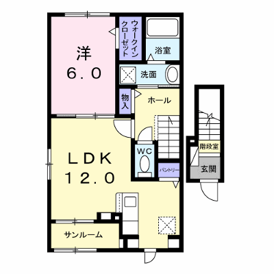 ロテュス 201【管理NO：1-028809301-02010】 ★家具家電は申し込み後に搬入します★ ★2026年12月上旬入居可能★の物件画像