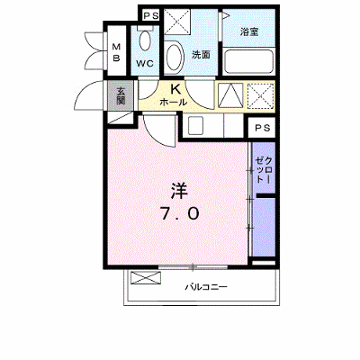 カーサ　ウィステリア 103【管理NO：1-027339801-01030】 ★家具家電は申し込み後に搬入します★ ★2026年10月上旬入居可能★の物件画像