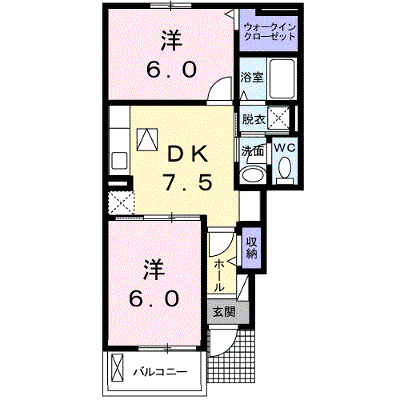 アン　シャトン 102【管理NO：1-020121701-01020】 ★家具家電は申し込み後に搬入します★ ★2026年09月下旬入居可能★の物件画像