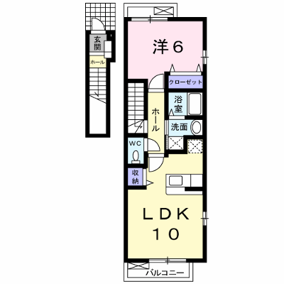 ウィンディ 201【管理NO：1-016305501-02010】 ★家具家電は申し込み後に搬入します★ ★2026年10月中旬入居可能★の物件画像