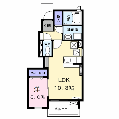 馬車道館 103【管理NO：1-017961601-01030】 ★家具家電は申し込み後に搬入します★ ★2026年10月上旬入居可能★の物件画像