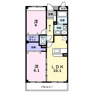 フォレスタ　ヴェルデ 105【管理NO：1-014495901-01040】 ★家具家電は申し込み後に搬入します★ ★2026年10月上旬入居可能★の物件画像