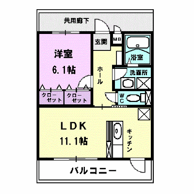ル・キャステル 103【管理NO：1-016242501-01030】 ★家具家電は申し込み後に搬入します★ ★2026年10月上旬入居可能★の物件画像