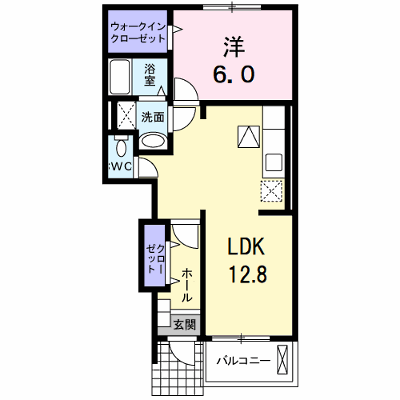 グリーンローズＢ 103【管理NO：1-015388802-01030】 ★家具家電は申し込み後に搬入します★の物件画像