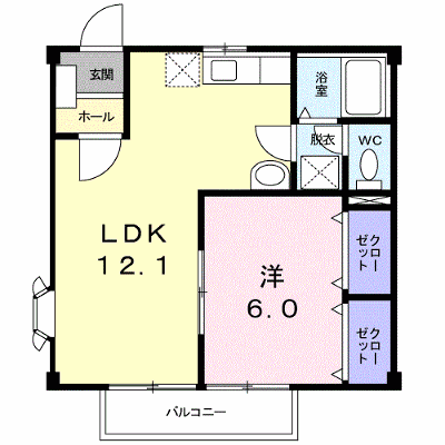 ロジュマン１ 202【管理NO：1-004193801-02020】 ★家具家電は申し込み後に搬入します★ ★2026年10月中旬入居可能★の物件画像
