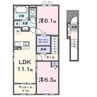 リーオ・ヨシノヤ 203【管理NO：1-028677401-02030】 ★家具家電は申し込み後に搬入します★ ★2027年01月下旬入居可能★の物件画像