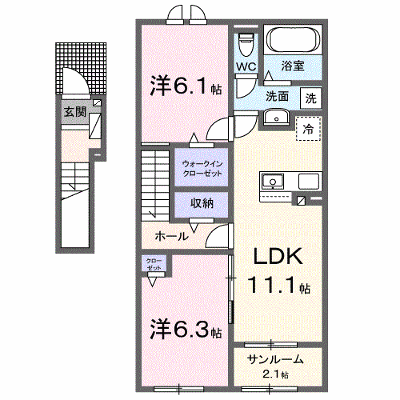 リーオ・ヨシノヤ 202【管理NO：1-028677401-02020】 ★家具家電は申し込み後に搬入します★ ★2027年01月下旬入居可能★の物件画像