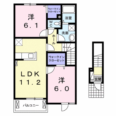 カンタービレ 202【管理NO：1-020432801-02020】 ★家具家電は申し込み後に搬入します★ ★2026年10月上旬入居可能★の物件画像