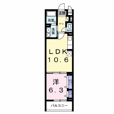 アドバンス 203【管理NO：1-027318201-02030】 ★家具家電は申し込み後に搬入します★ ★2026年10月中旬入居可能★の物件画像