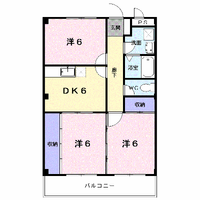 ラコーニア　ＧＫ 406【管理NO：1-004006501-04060】 ★家具家電は申し込み後に搬入します★ ★2026年10月下旬入居可能★の物件画像