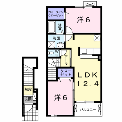 グランコートⅠ 205【管理NO：1-016124901-02040】 ★家具家電は申し込み後に搬入します★ ★2026年10月中旬入居可能★の物件画像