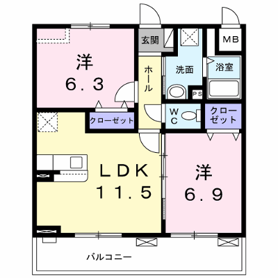 エスポワールⅣ 305【管理NO：1-025310601-03050】 ★家具家電は申し込み後に搬入します★ ★2026年09月上旬入居可能★の物件画像