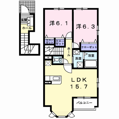 トリノ　フルートＢ 201【管理NO：1-013707802-02010】 ★家具家電は申し込み後に搬入します★ ★2026年09月上旬入居可能★の物件画像