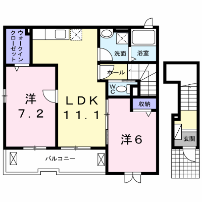 カーサ　ルミノーザ 202【管理NO：1-018649301-02020】 ★家具家電は申し込み後に搬入します★ ★2026年10月中旬入居可能★の物件画像