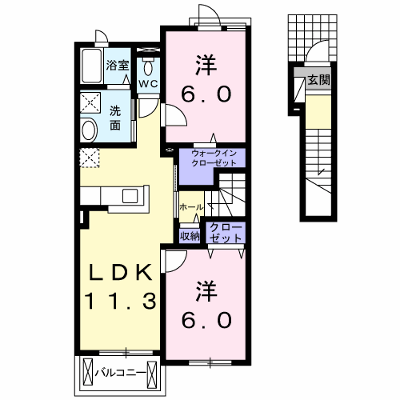 ＫＥＩＷＡ 203【管理NO：1-019078601-02030】 ★家具家電は申し込み後に搬入します★の物件画像