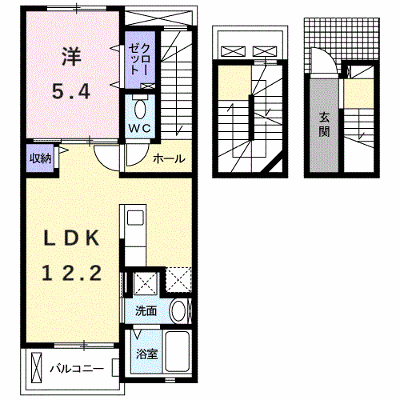 プチフローラ　北野田Ⅲ 302【管理NO：1-022697201-03020】 ★家具家電は申し込み後に搬入します★ ★2026年11月上旬入居可能★の物件画像