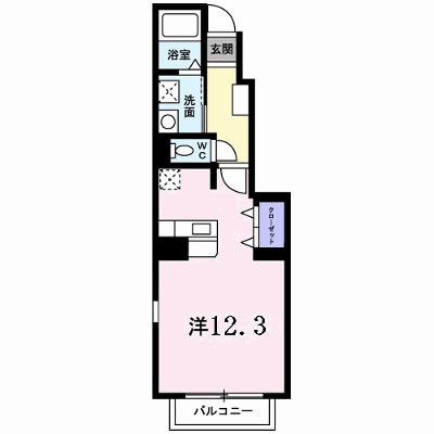 ヴィヴァーチェ　春日野　Ｂ 103【管理NO：1-012849602-01030】 ★家具家電は申し込み後に搬入します★ ★2026年10月中旬入居可能★の物件画像