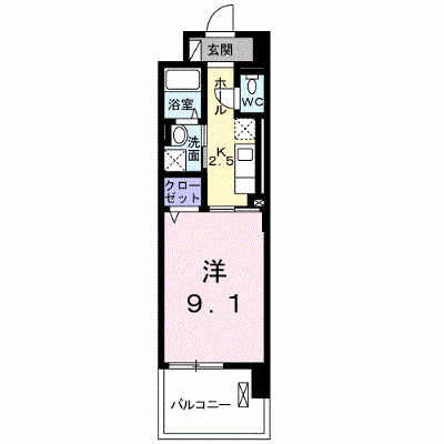 フリシュ・グランツ・Ｋ 105【管理NO：1-016273601-01050】 ★家具家電は申し込み後に搬入します★ ★2026年11月上旬入居可能★の物件画像