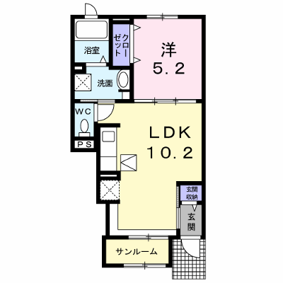 フォルシュ・ヴェーラⅢ 102【管理NO：1-021791901-01020】 ★家具家電は申し込み後に搬入します★ ★2026年10月上旬入居可能★の物件画像