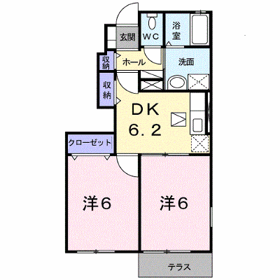 ウインターワルツＢ 101【管理NO：1-014661202-01010】 ★家具家電は申し込み後に搬入します★ ★2026年09月下旬入居可能★の物件画像